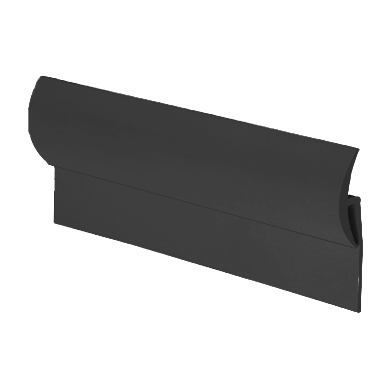Black PVC Vinyl Capping Strip
