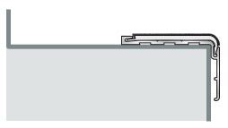 Single channel - ideal for use on treads up to 300mm deep