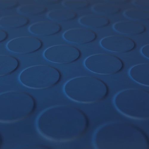 rubber flooring Mars Deep blue studded tile Safety Flooring UK