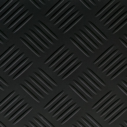 Black chequered - sheet Safety Flooring