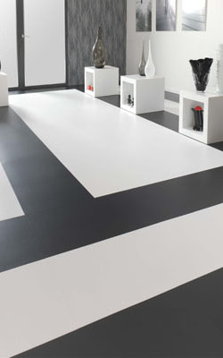 White Vinyl Tiles