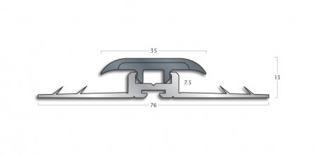 Transition Strip Gradus TT35 / DFT- Clip-Top