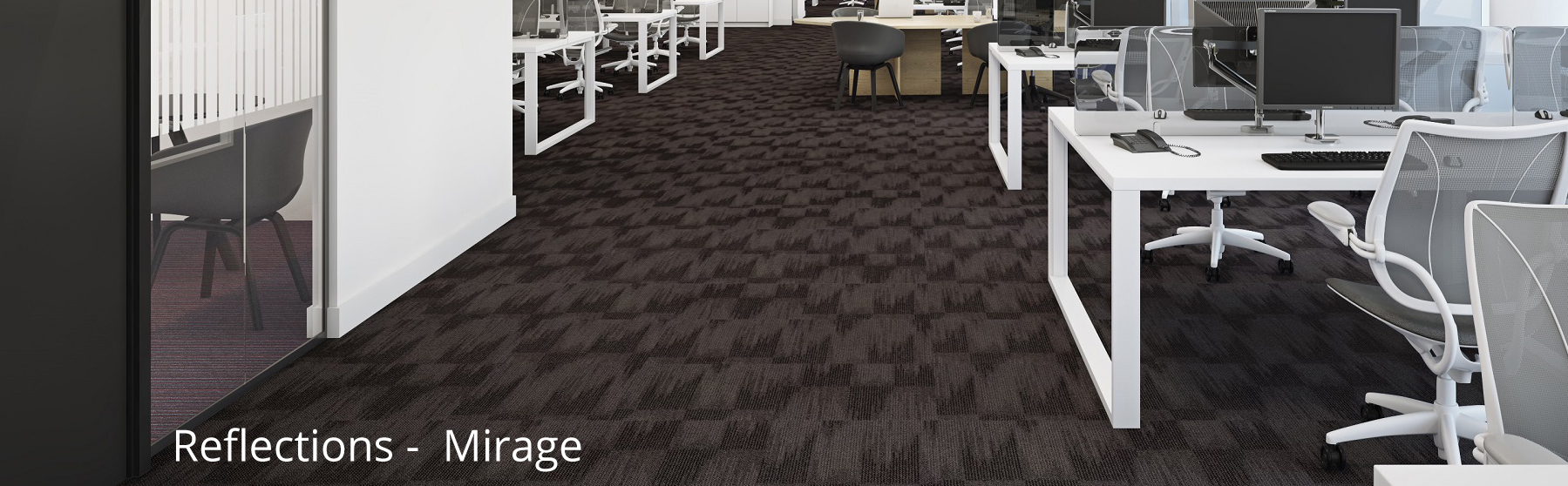 Reflections carpet tiles Safety Flooring UK