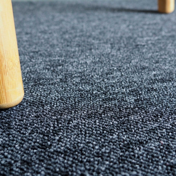 Lyon - Coal Carpet Planks Safety Flooring