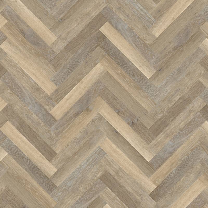  Karndean Knight Tile - Lime Washed Oak Herringbone SM-KP99 Safety Flooring