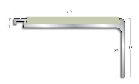 Gradus stair nosing - G11