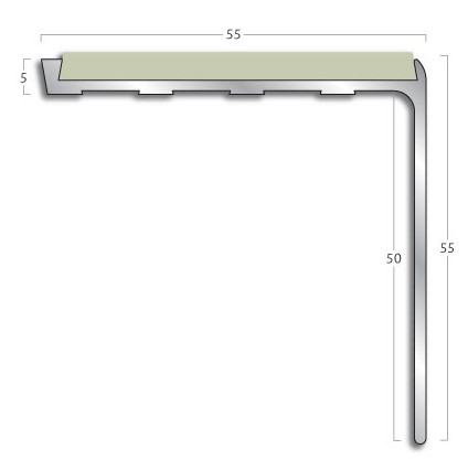 Stair Nosings Gradus stair nosing - ADM3 Square