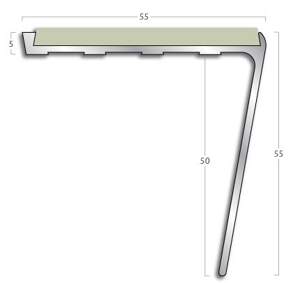 Gradus stair nosing - ADM4 Rake back