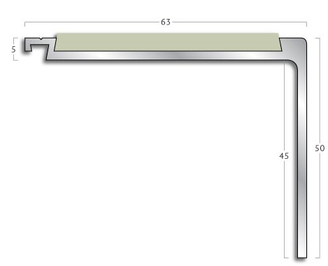 Gradus stair nosing - G41 Square