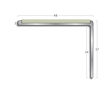 Stair Nosings Gradus stair nosing - SE1 Square