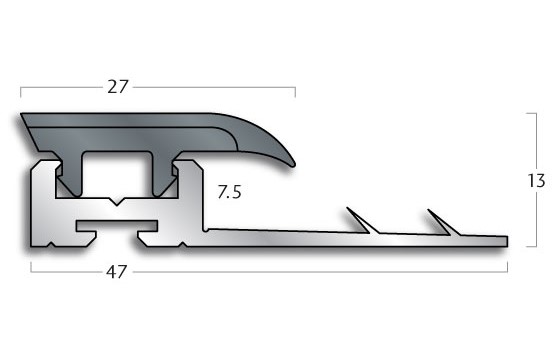 Transition Strip Gradus FT27 / AFT - Clip-Top