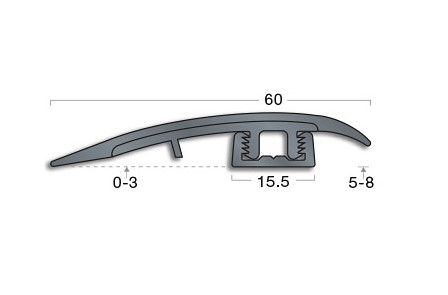 Gradus PTR1 / MPTB5 - Clip profile Safety Flooring