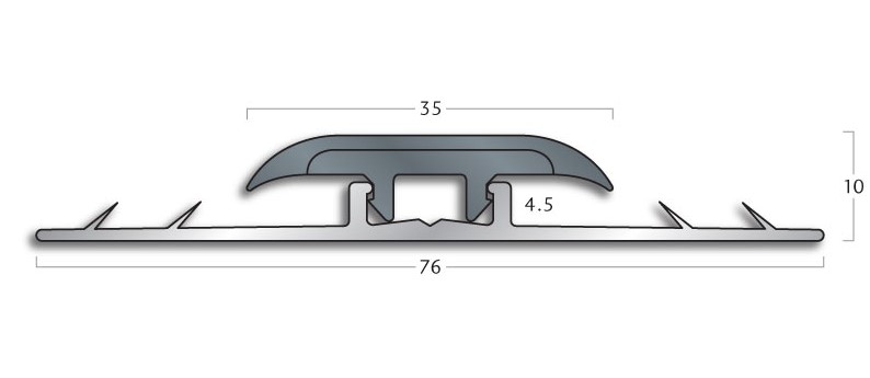 Gradus TT35 / DFT80 - Clip-Top Safety Flooring