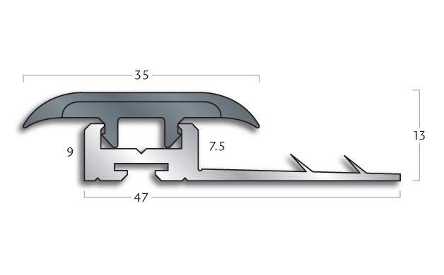 Transition Strip Gradus TT35/AFT- Clip-Top