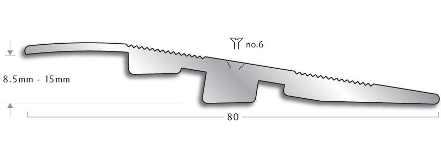 Transition Strip Heavy Duty AR268F0