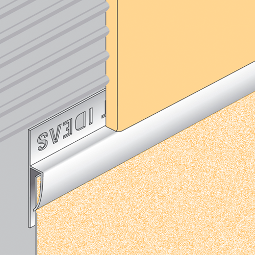 Skirting/Door strips options for Vinyl Flooring White Captile Strip