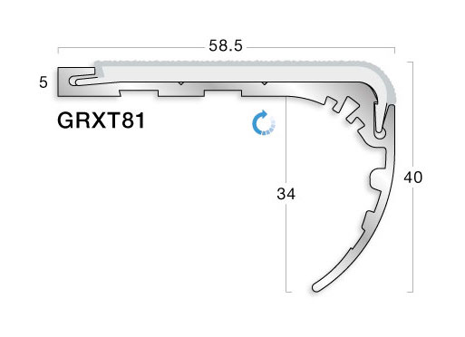 GRADUS STAIR NOSING - GRXT81