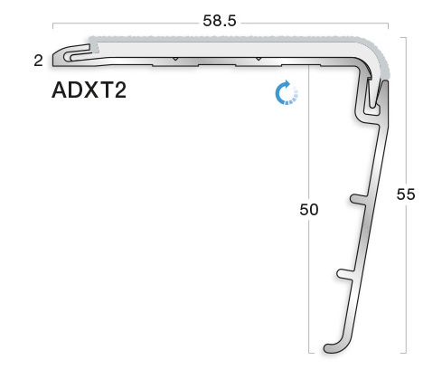 GRADUS STAIR NOSING - ADXT2