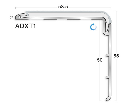 GRADUS STAIR NOSING - ADXT1