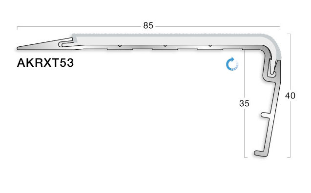 GRADUS STAIR NOSING - AKRXT53 Safety Flooring