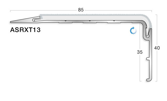 Stair Nosings GRADUS STAIR NOSING - ASRXT13