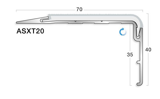Stair Nosings GRADUS STAIR NOSING - ASXT20