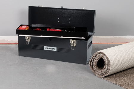 Traditional Carpet Tools & Accessories 24" Steel Tool Box (Roberts)