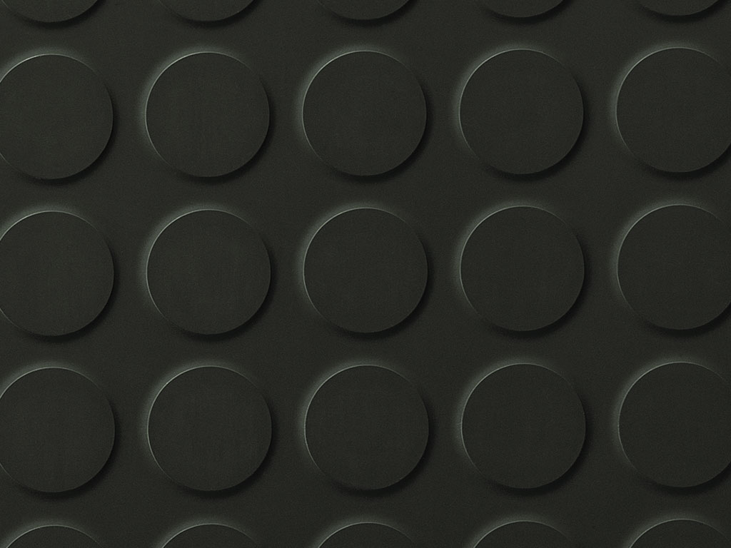 Planet mars - Studded rubber tiles Planet Rubber Flooring - Mars Dark Grey Studded Tile