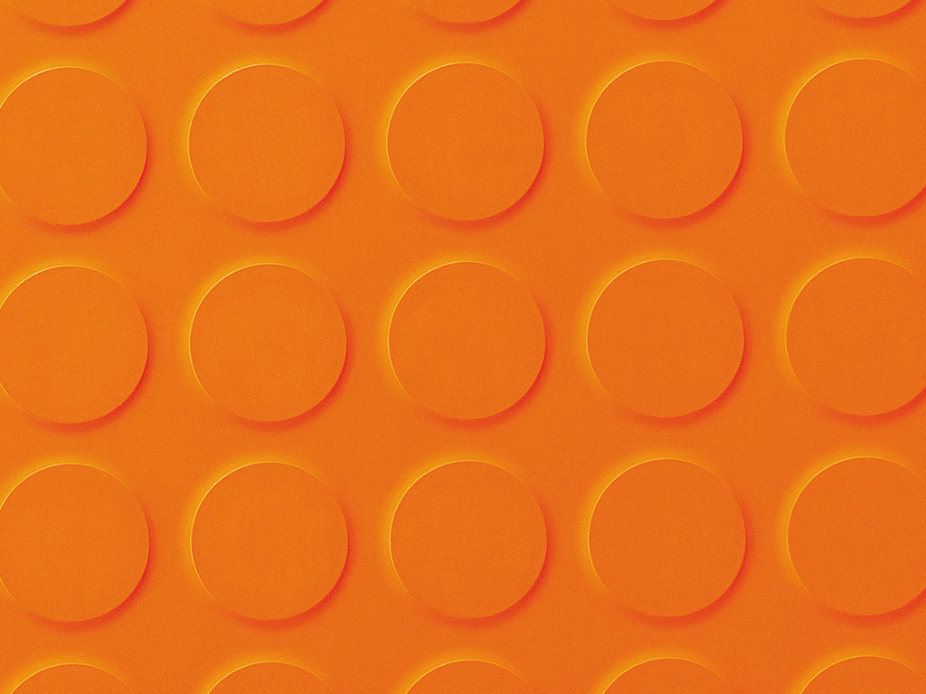 Planet mars - Studded rubber tiles Planet Rubber Flooring - Mars Orange Studded Tile