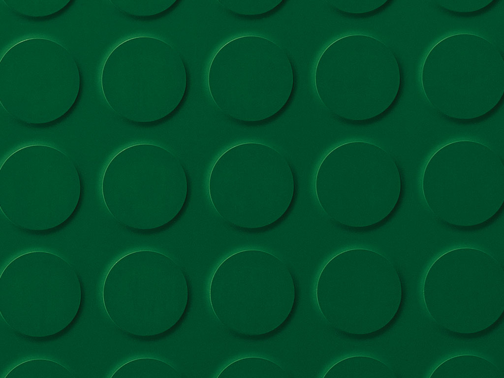 Planet mars - Studded rubber tiles Planet Rubber Flooring - Mars Green Studded Tile 