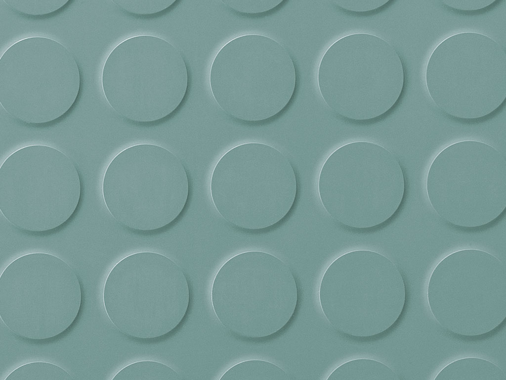 Planet mars - Studded rubber tiles Planet Rubber Flooring - Mars Pale Green Studded Tile